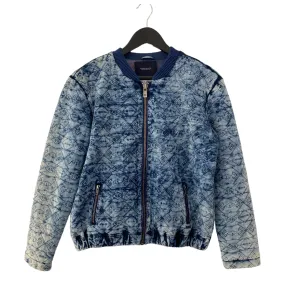 SCOTCH & SODA Tie-Dye Denim Bomber Jacket Blue SIZE 10