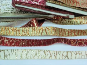 Shimmery Glitter Fabric Trim - 40mm