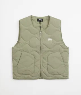 Stussy Recycled Nylon Liner Vest - Coyote