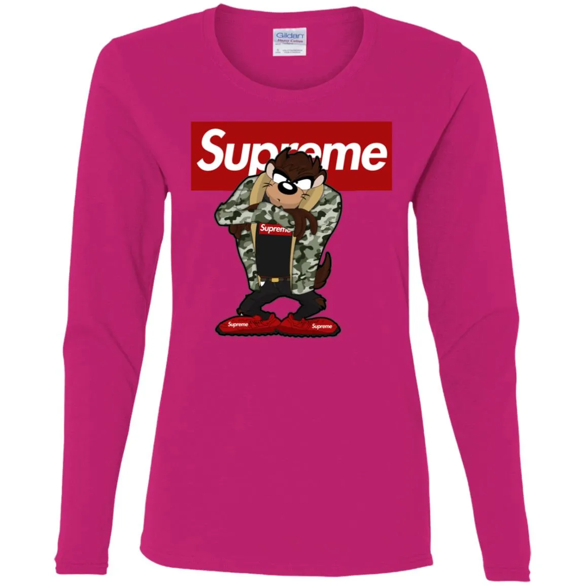 Supreme Hot Bear T-shirt Women Long Sleeve Shirt