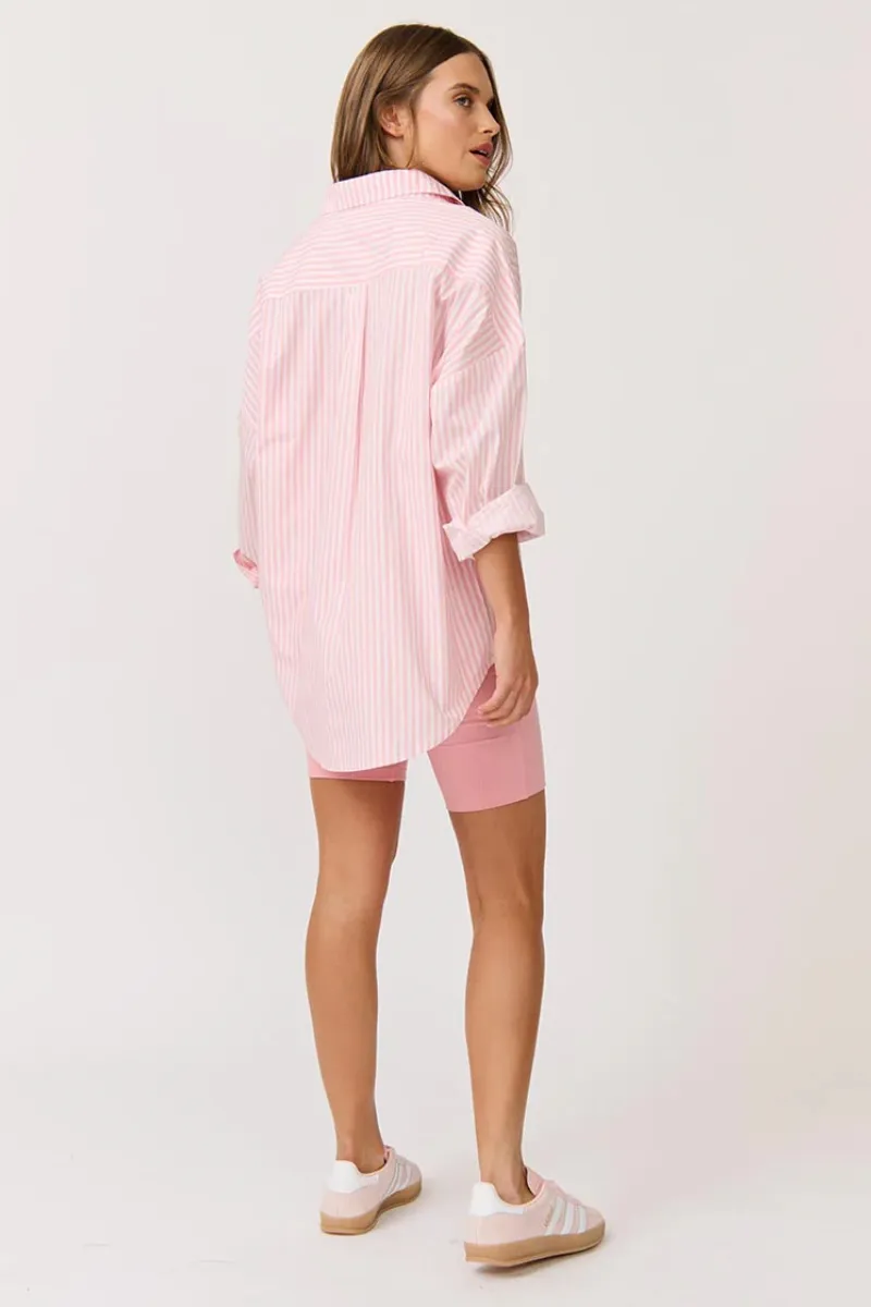 Tammy Shirt, Bubblegum Stripe