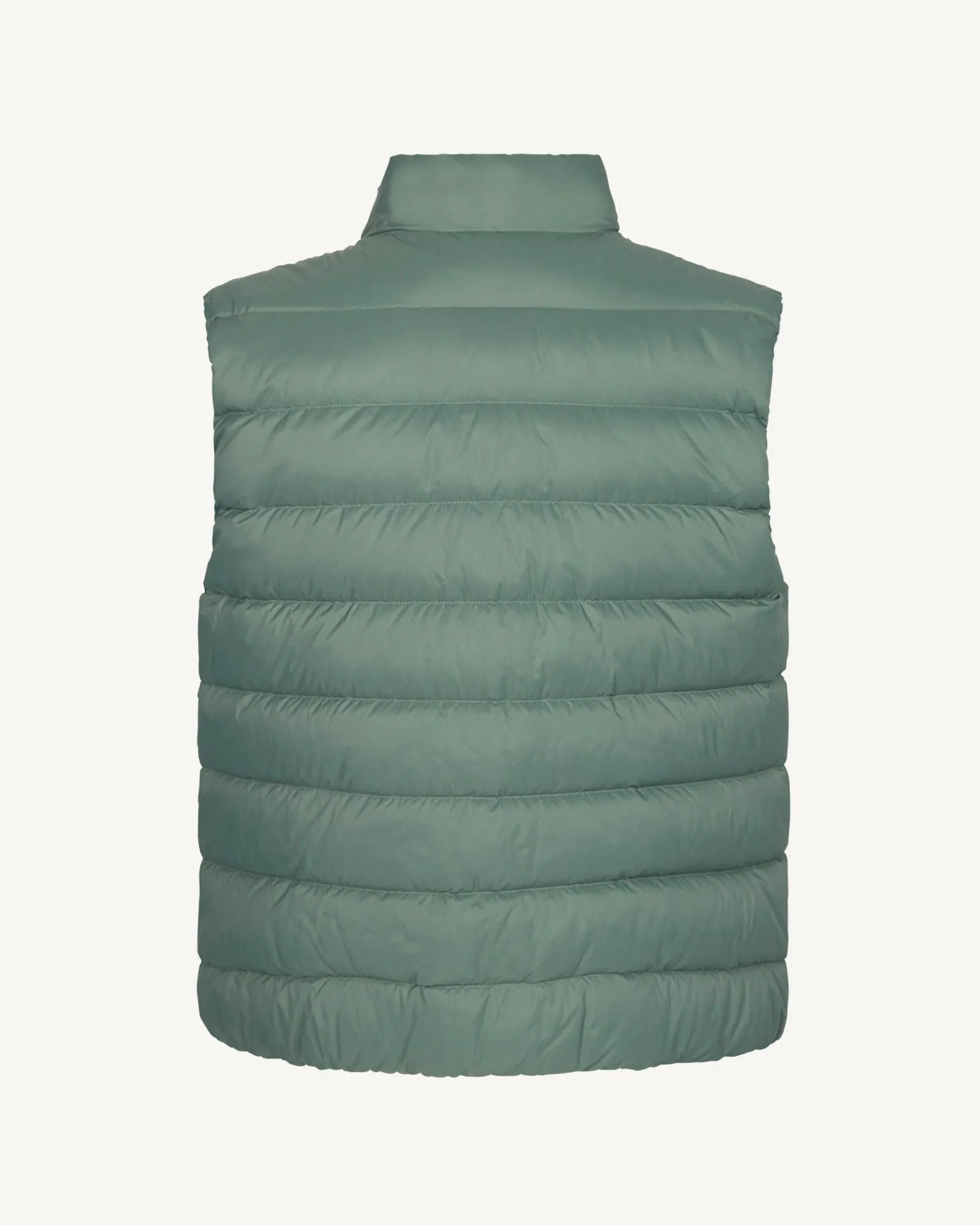 Thomas sleeveless down gilet Celadon green