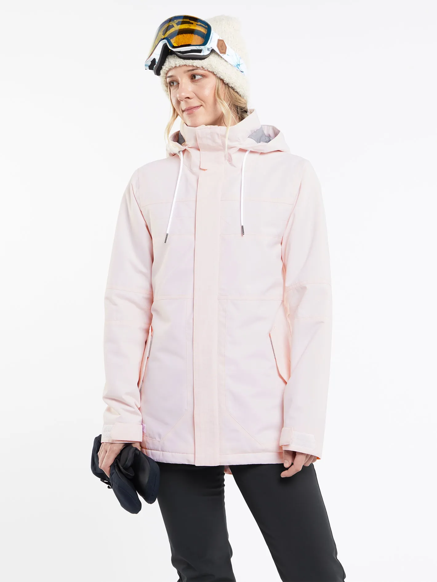 Womens Fawn Insulated Jacket - Calcite