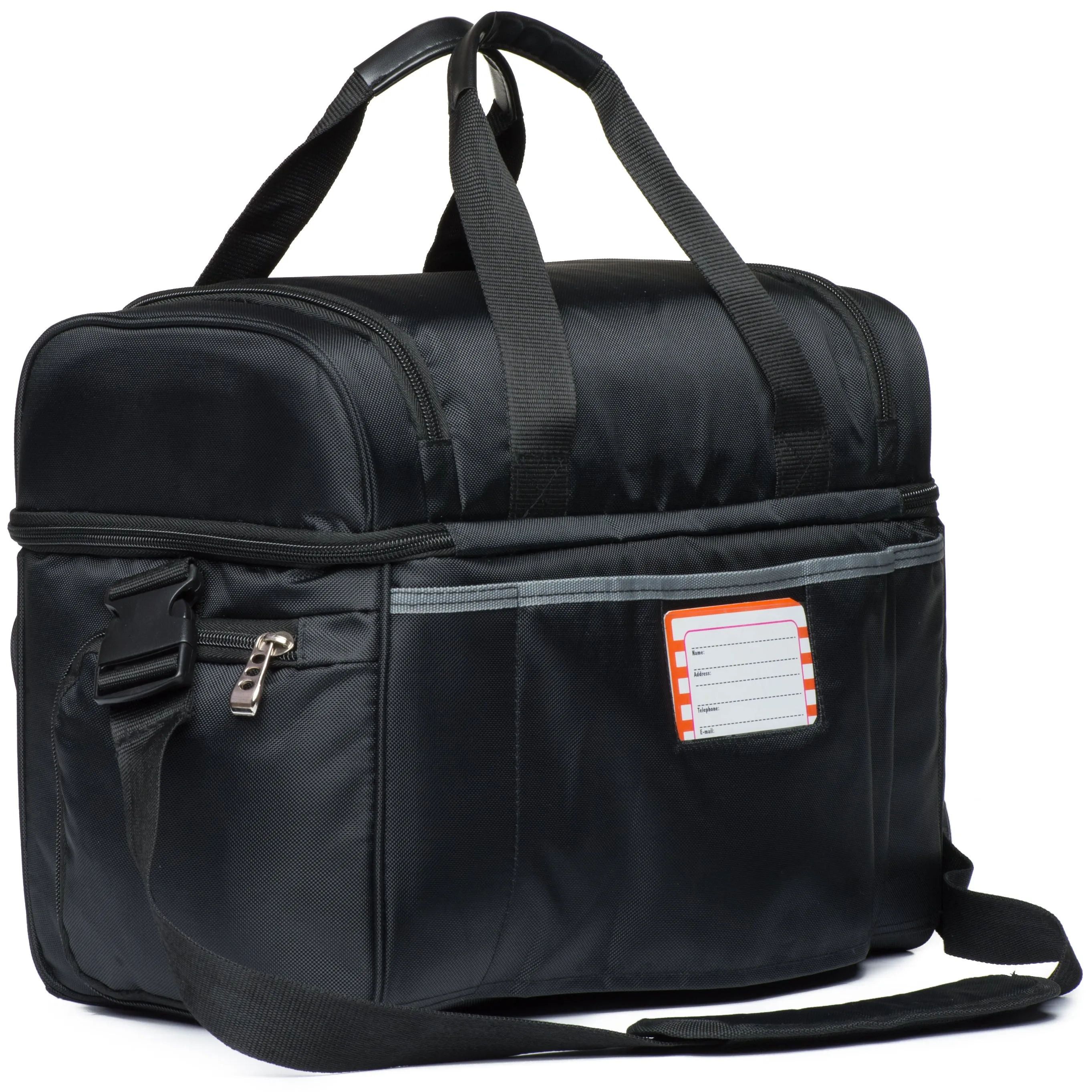 X-Large Cooler Bag (15x12x9 In) With Dual Insulated Compartments.