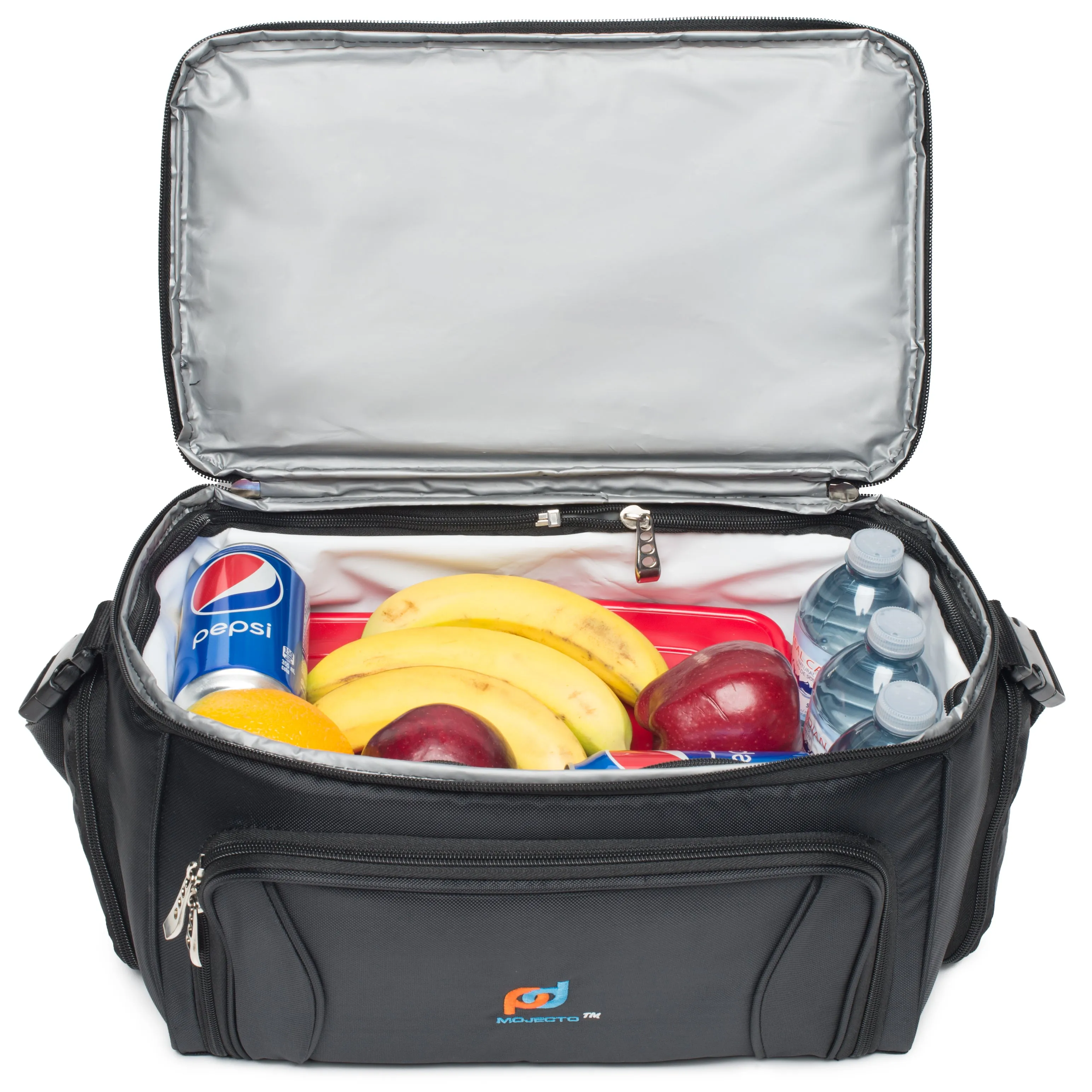 X-Large Cooler Bag (15x12x9 In) With Dual Insulated Compartments.